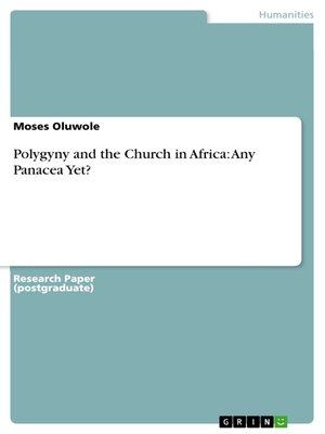 cover image of Polygyny and the Church in Africa